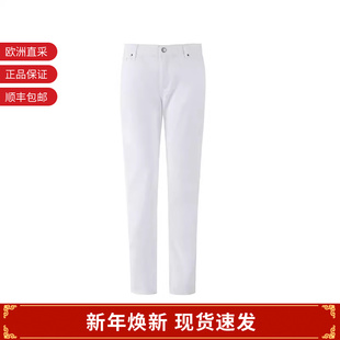 3DYJ45 AX阿玛尼 长裤 休闲牛仔裤 Y2VLZ 女士小AX刺绣直筒烟管裤