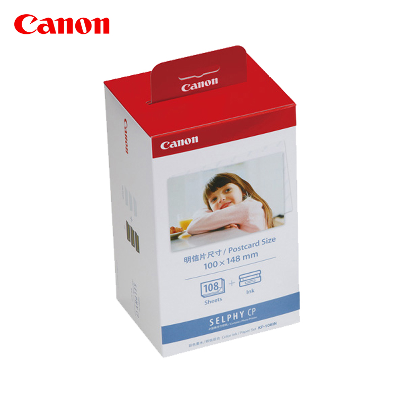 Canon/佳能原装6寸KP-108IN热升华相纸CP1500 cp1300 cp1200打印