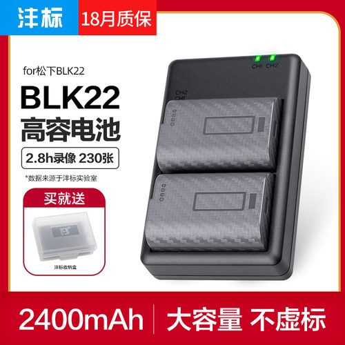 沣标松下dmw-blf19e座相机电池