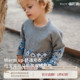 上衣男童棉毛衣宝宝休闲保暖厚针织衫 whitewheat儿童2025冬季 新款
