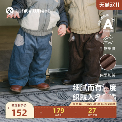 不易软塌考拉头贴布绣裤子