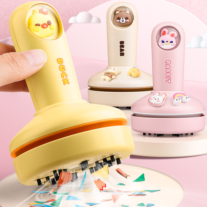 学生桌面吸尘器小型迷你手持电动吸橡皮擦屑机充电款书桌自动清理