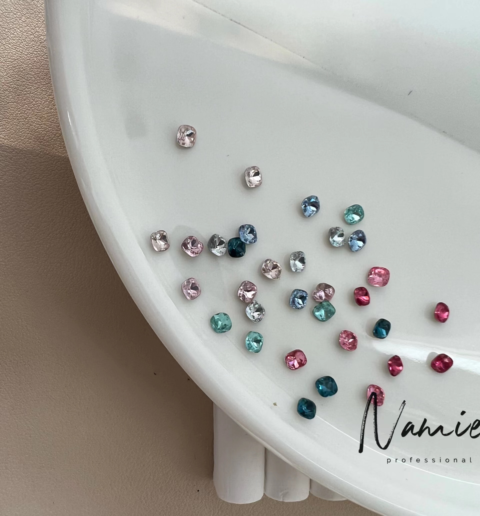 NamieK9美甲钻迷你4mm肥方