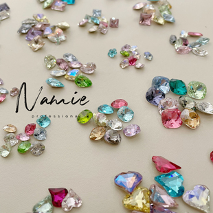 Namie严选特价 高品质K9美甲钻混合饰品冰糖肥方水滴马眼鸽子蛋