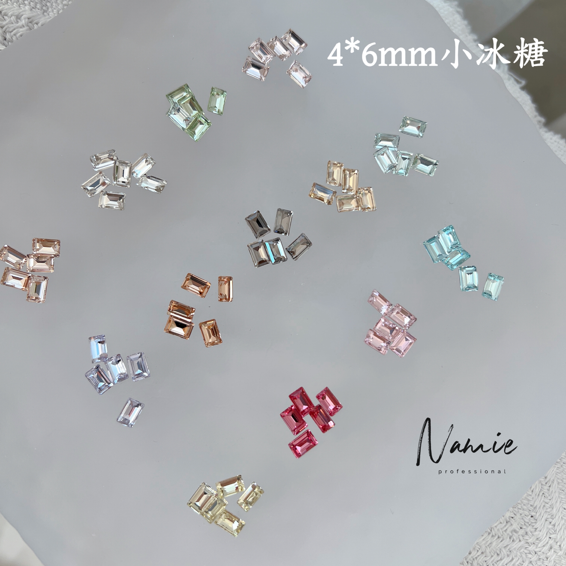 春夏彩色4*6mm小冰糖Namie