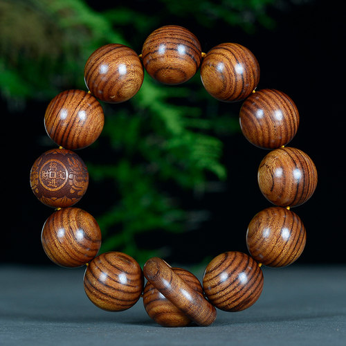 吉方圆龙头跑环款手链精雕手串