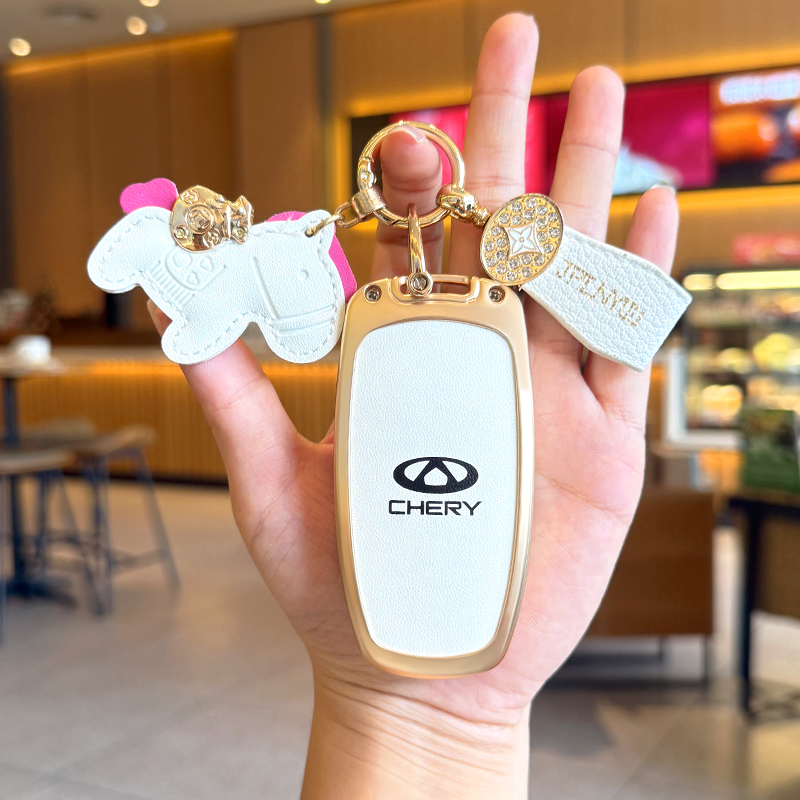 奇瑞瑞虎车钥匙套耐用金属壳扣