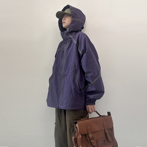 山系三防工装风冲锋衣外套男女款