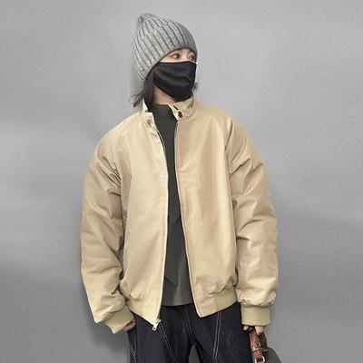 NZ美式立领夹克棉服短款