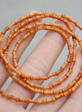 6*3mm橄榄核小竹节108颗diy串珠手链项链节节高升迷你散佛珠批发