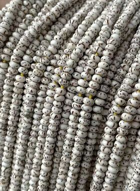 3X5迷你菩提子星月手链手串项链鸡油黄迷你星月菩提超小配珠配饰