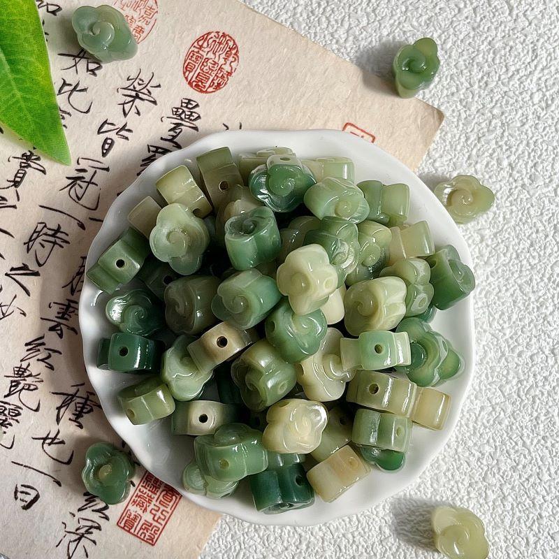 菩提根雕刻如意祥云diy饰品配件