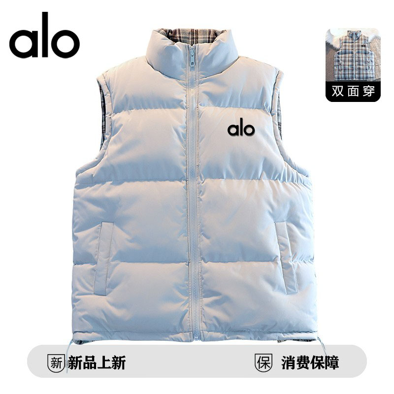 官方奥特莱斯】品牌折扣 情侣双面穿马甲男女秋冬季加厚加棉外套