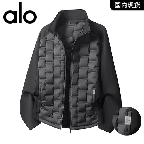 【官方奥特莱斯品牌折扣 冬季立领保暖轻薄款羽绒服休闲男款外套