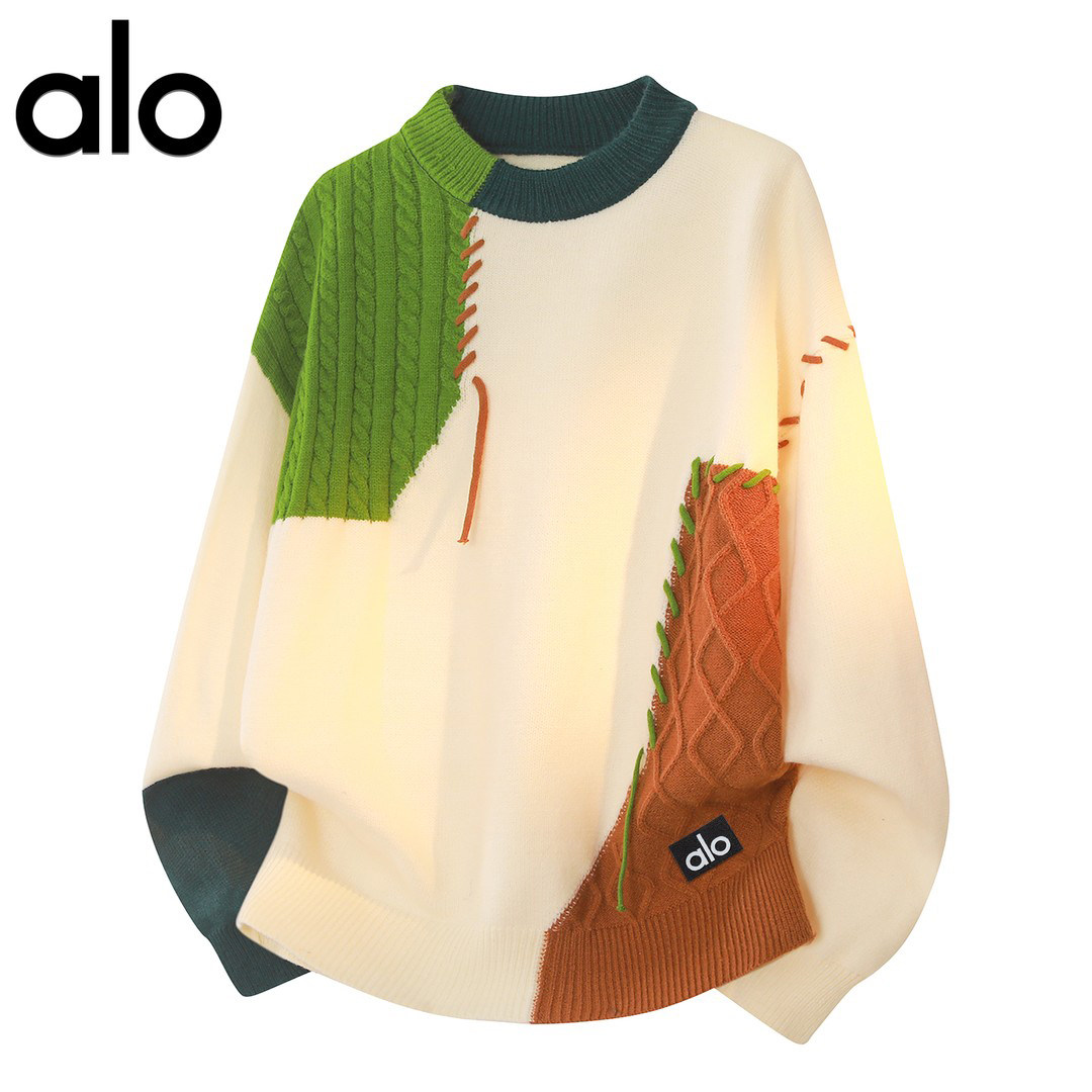 官方奥特莱斯品牌折扣设计感毛衣男款秋冬季拼色圆领针织打底衫,男装,大码上装,淘宝优惠券,粉丝福利购,淘宝优惠卷