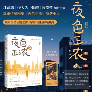【赠书签1张】夜色正浓 右耳著 腾讯视频待播都市题材热剧夜色正浓原著小说 真实反映当代都市打工人的生活状态与成长历程图书籍