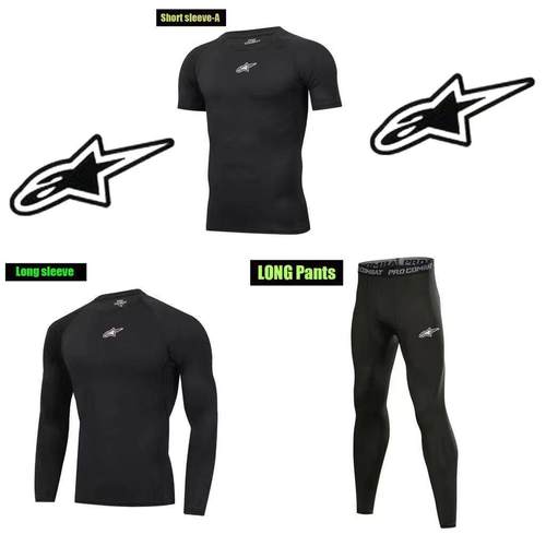 a星新款骑行服套装速紧身衣滑衣