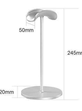 头戴式耳机支架托头戴式通用铝合金桌面耳麦游戏手柄收纳实木支架