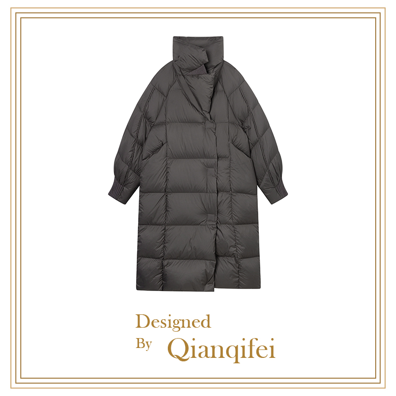 【5原】2023新款韩系高级感长款保暖鹅绒服 MW24893