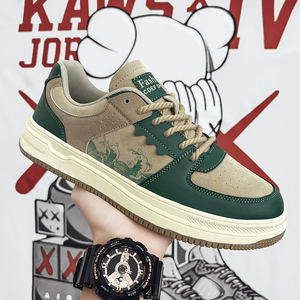 夏季新款板鞋男鞋低帮大码47码透气复古潮流国潮小众百搭休闲鞋