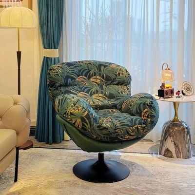 网红蛋壳椅沙发椅旋转北欧家用现代客厅阳台室内休闲椅轻奢懒人椅