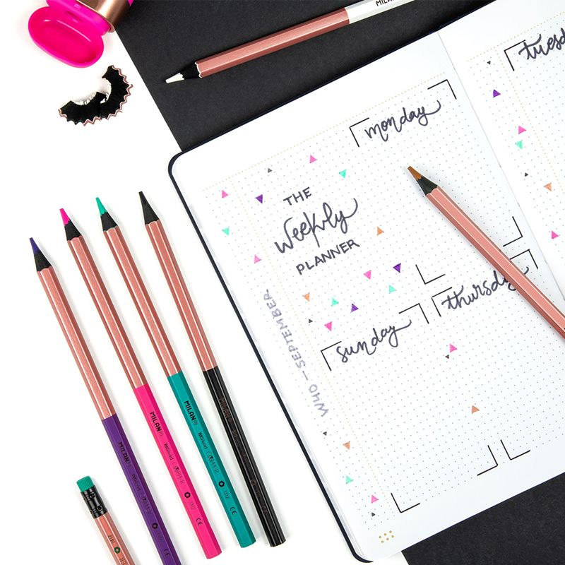 【优你客旗舰店】西班牙MILAN米兰儿童彩色铅笔幼儿园小学生专用不脏手画画笔粗杆三角双头彩铅笔儿童礼物