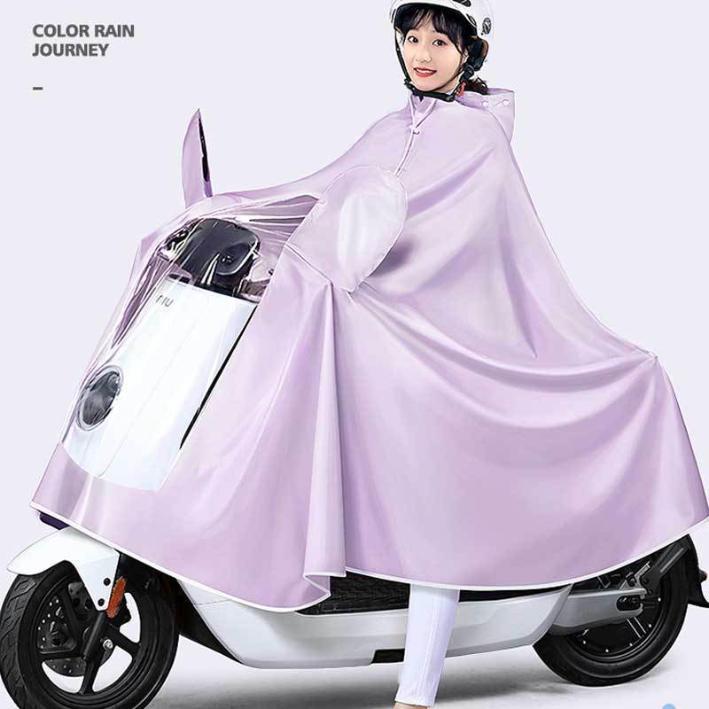 适用于九号电动车A2Z90雨衣亲子双人女款A2Z40雨披雨具a2z 35c罩