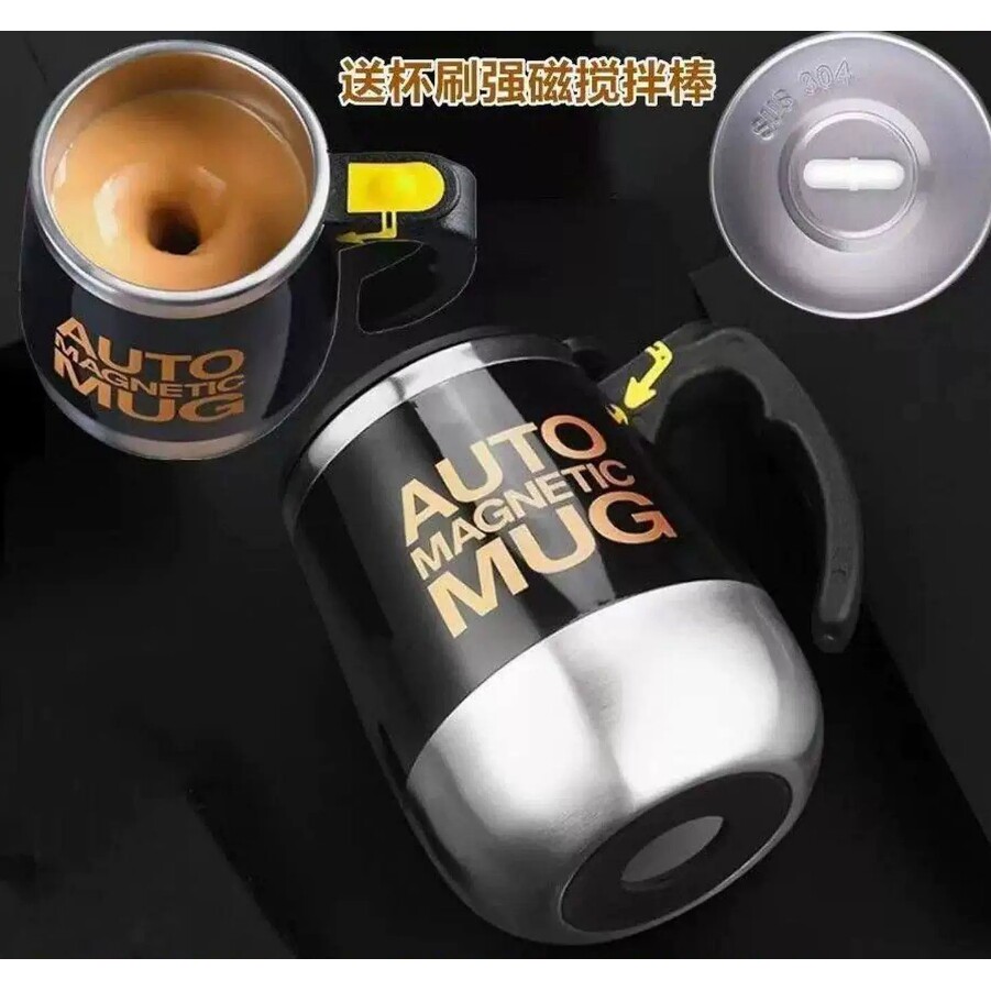 德国304全自动搅拌杯电动咖啡杯子网红喝奶茶杯冲鸡蛋电动搅拌杯