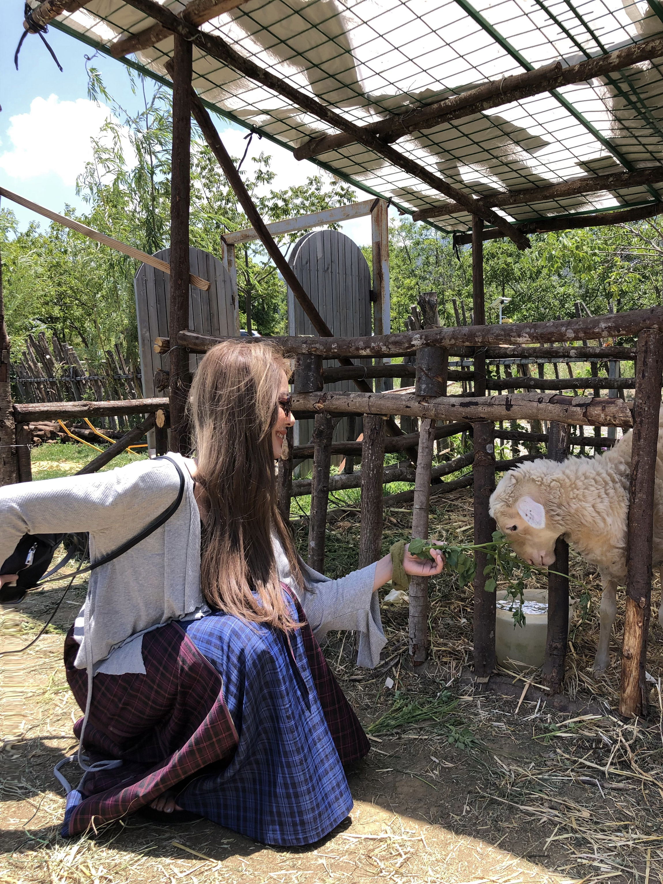 soolrok设计感撞色半身裙