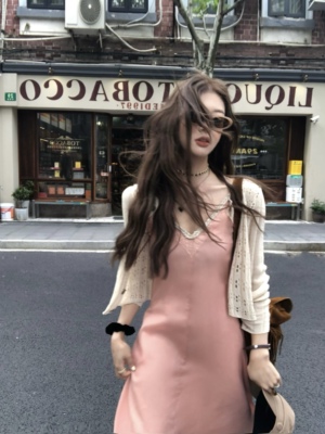 soolrok松未韵一镂空针织衫女夏