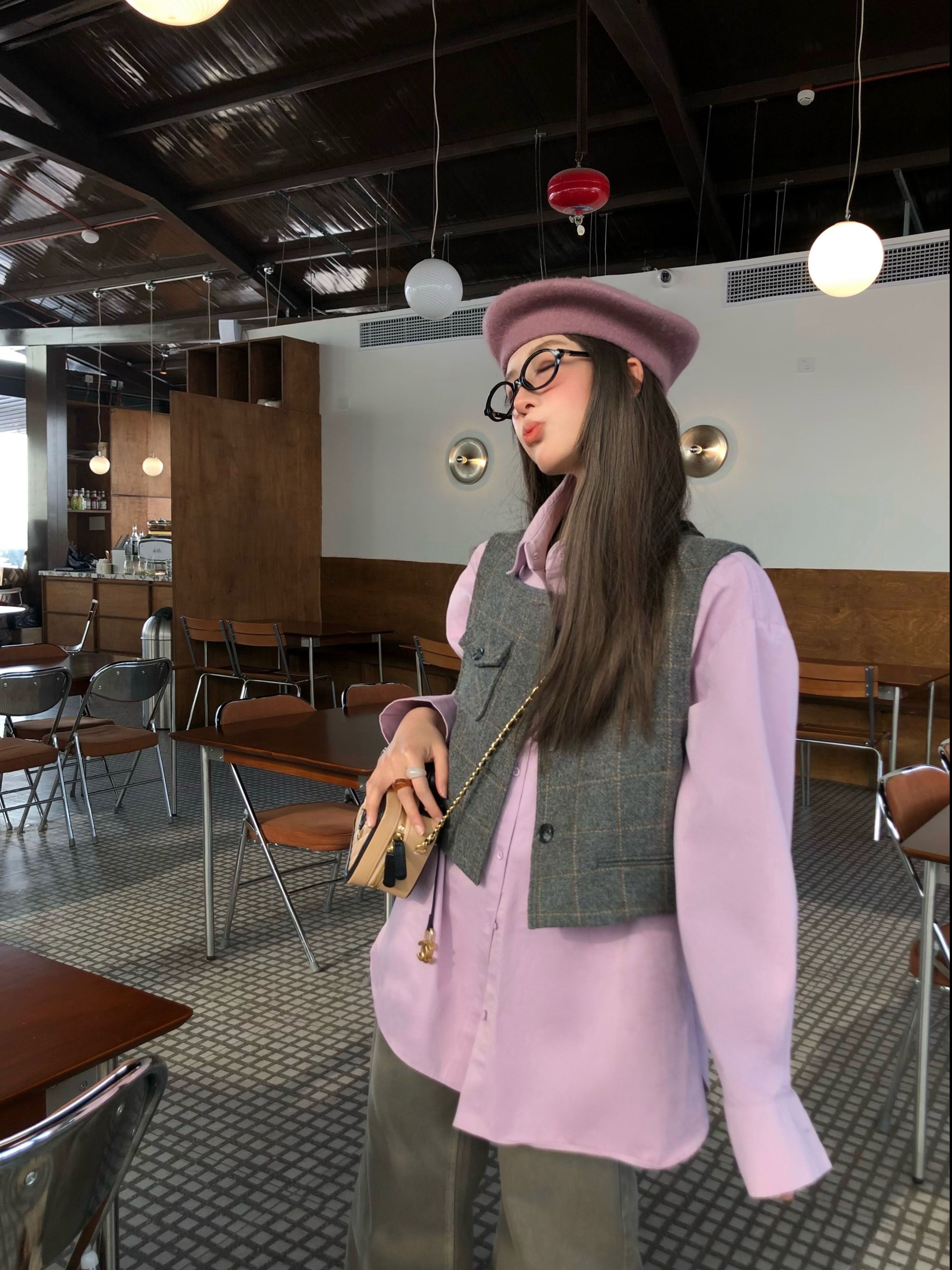 soolrok松未韵一设计感衬衫