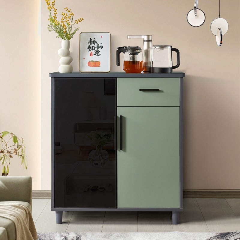 现代轻奢风实木茶吧机柜子语音全客厅饮水餐边一体柜自动置物家用,厨房电器,茶吧机/泡茶机,淘宝优惠券,粉丝福利购,淘宝优惠卷