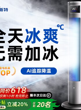 AI冷暖两用空调扇冷风机塔扇家用
