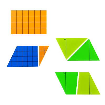 潮路几何图形面积公式推导模型