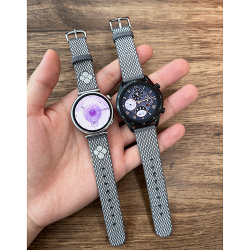 B彭碎花无缝针织尼龙表带1