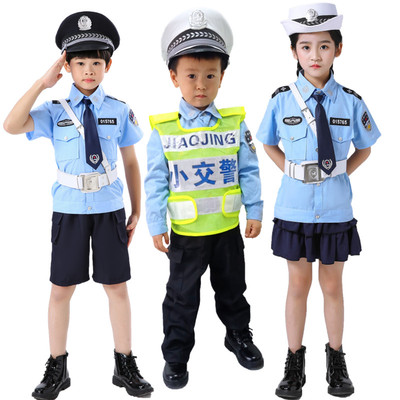 交通警察幼儿园警察服小交警衣服