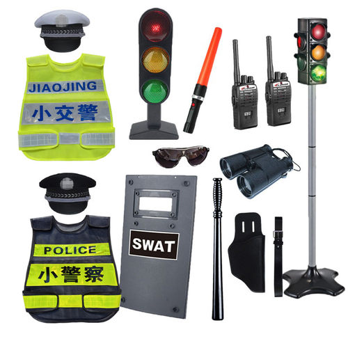 儿童角色扮演小交通警察道具装备
