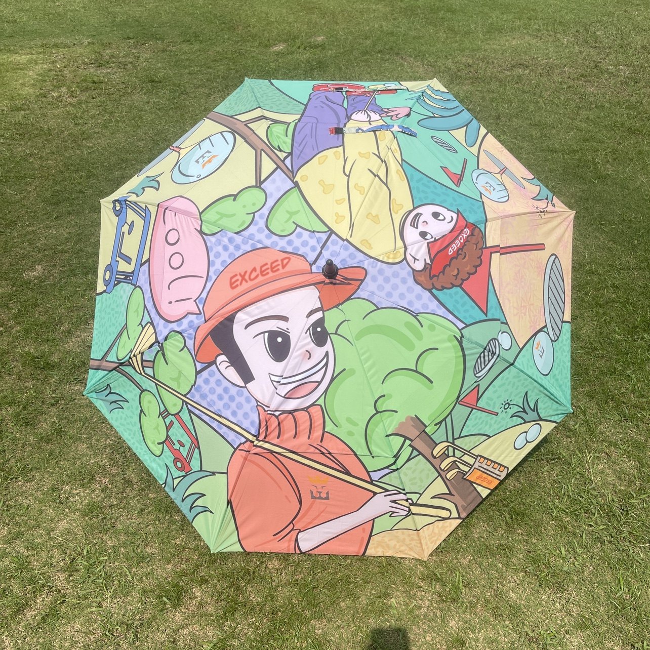 高尔夫球伞户外防嗮防紫外线99% 超大伞面直径135cm杆长100cm雨伞