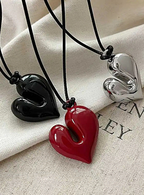 博主renina同款小众设计异形项链