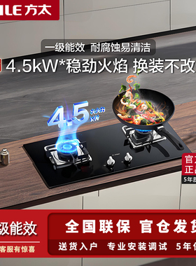 Fotile/方太 02-TH33B燃气灶双灶天然气液化气灶具家用灶台小尺寸