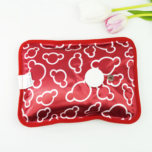 光面电暖宝热水袋充电防爆丝光卡通暖手宝热敷肚子暖水袋学生内胆