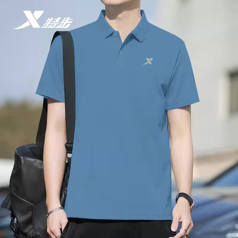 冰丝速干短袖POLO衫夏季翻领