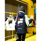 欧货轻奢秋冬连帽棉衣夹克男士 工装 冲锋衣宽松保暖防寒加厚外套男