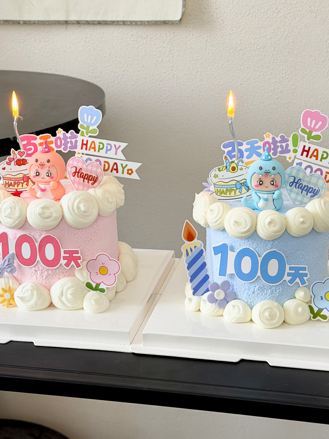 卡通可爱生肖蛇宝宝蛋糕装饰男孩女孩周岁满月百天生日甜品台摆件