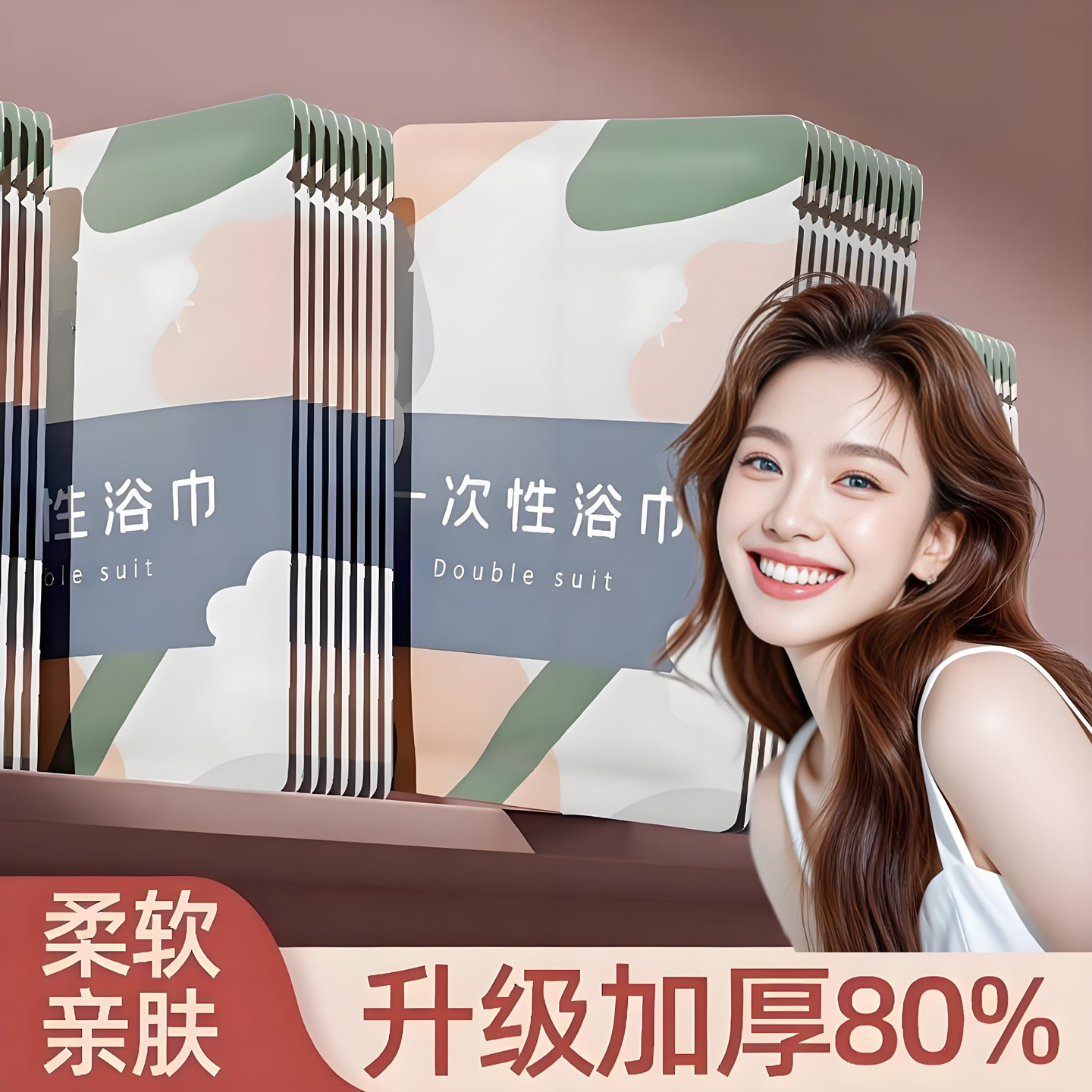 一次性浴巾毛巾独立包装