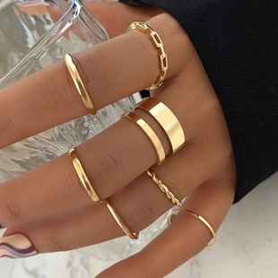 Unisex women Rings Hop Ring Hip Girl For Gold Accessories