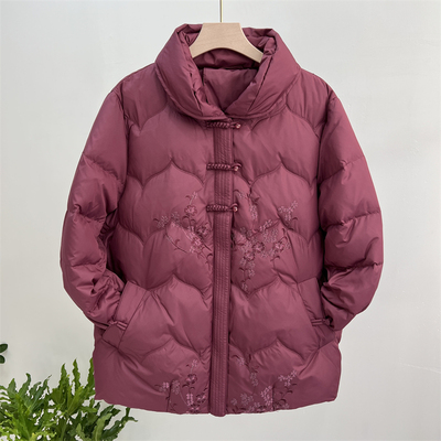 郭贵人中老年人羽绒服女妈妈冬装