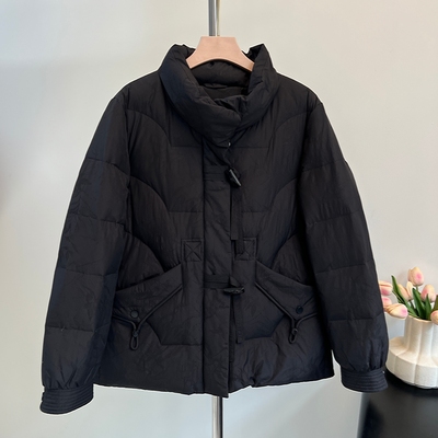 新中式妈妈短款羽绒加厚御寒外套