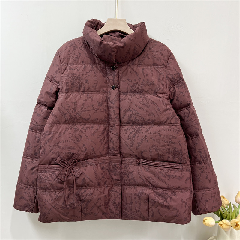 郭贵人妈妈冬装羽绒服保暖外套