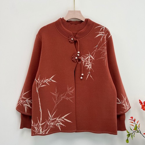 新中式奶奶秋冬套装中老年人女装